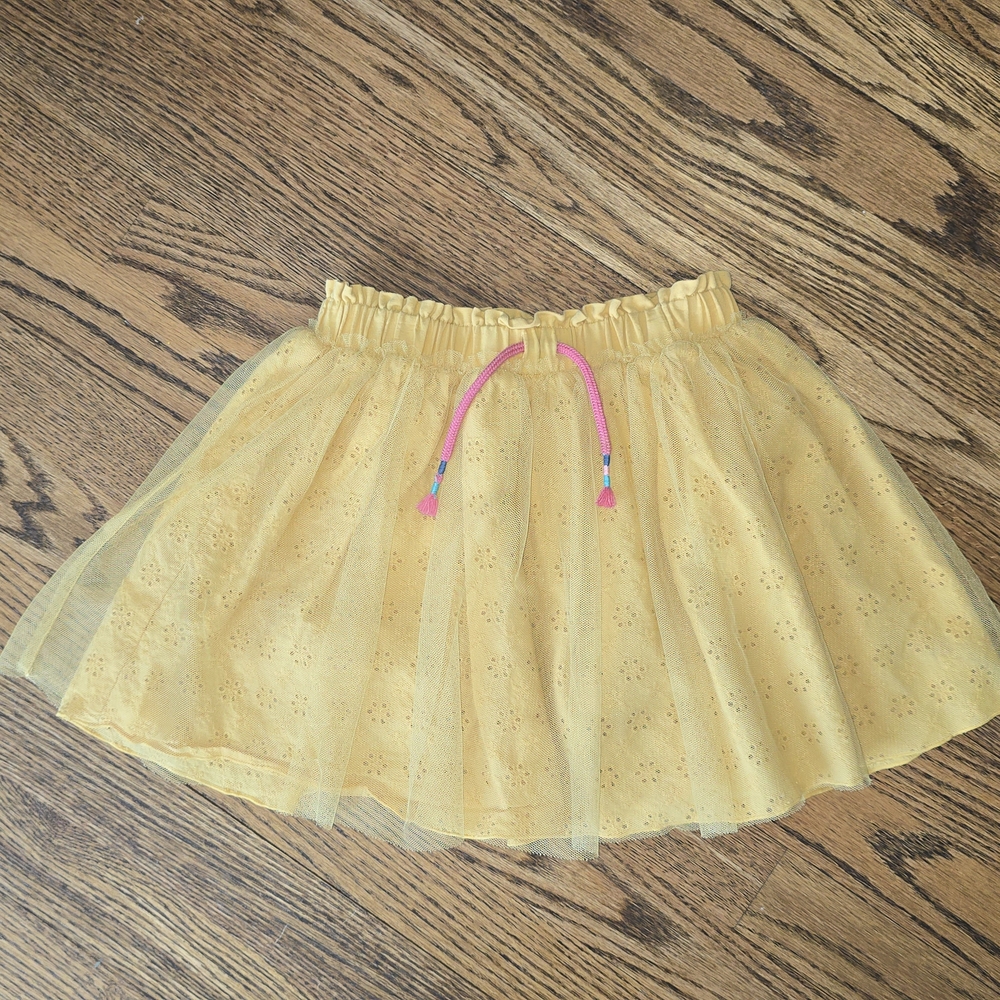 Matilda Jane Yellow Eyelet Skirt